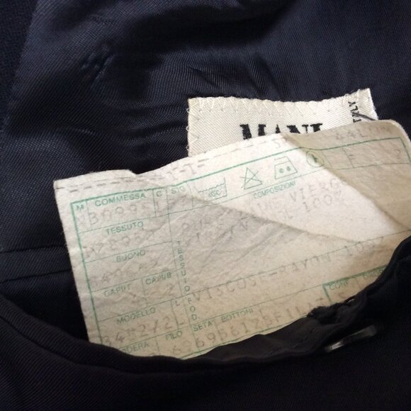 MANI by Armani Double Breasted Suit Jacket Blazer Size 44L - Picture 5 of 6